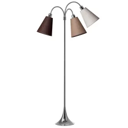 Trafik Gulvlampe - Krom - Dalabl/Karry/Grsgrn - Nielsen Light