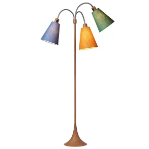 Trafik Gulvlampe - Trlook - Dalabl/Karry/Grsgrn- Nielsen Light