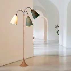 Trafik Gulvlampe - Tr�look - Creme/Vintergr�n/Skovgr�n - Nielsen Light