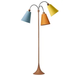 Trafik Gulvlampe - Tr�look - St�vet Bl�/Karry/Sennepsgul - Nielsen Light