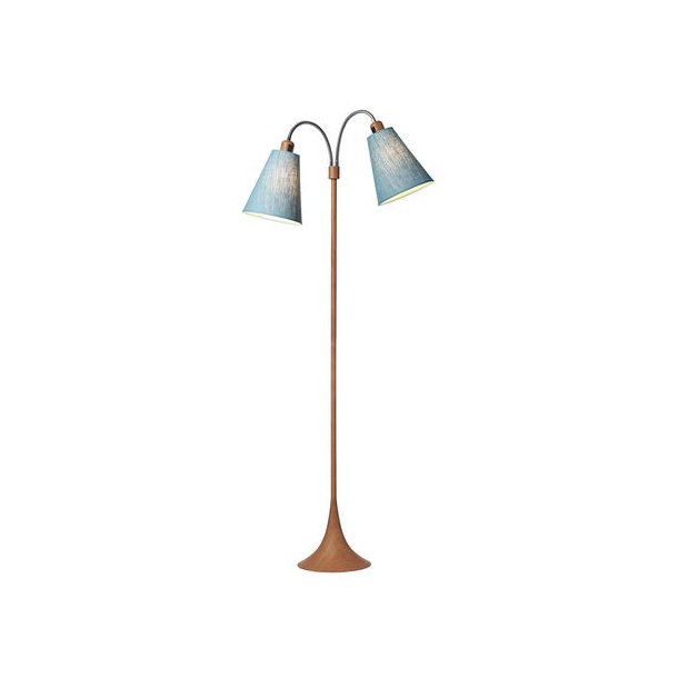 Fodgnger Gulvlampe - Trlook/Turkisbl - Nielsen Light