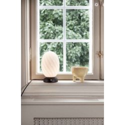 Twist Bordlampe - 25 - Opal/Sort - Halo Design