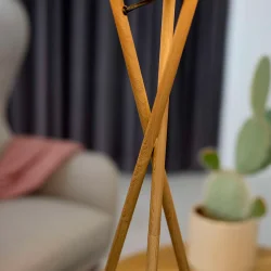 Uptown Gulvlampe - Tr�look/Sort - Nielsen Light