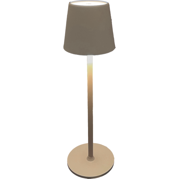 Genopladelig Bordlampe -  Style - LED - Taupe - Veli-Line