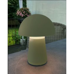 Batteri Touch Bordlampe - Genopladelig - Grn - Veli-Line