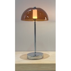 Batteri Shade Bordlampe - Genopladelig - Gylden  - Veli-Line