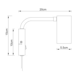 Skagerrak Vglampe - Sort - Dyberg Larsen