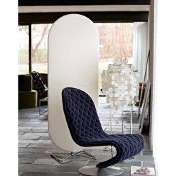 Fun 1STM Gulvlampe Perlemor -  Krom - Verpan