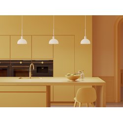 Vienda - Pendel - Hvid/Glas - Herstal