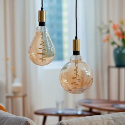 Wiz E27 LED Pre - 806lm - Filament Globe - Justerbar Hvid - Wiz