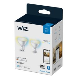 Wiz GU10 LED Pre - 345lm - 2 pack - Justerbar Hvid - Wiz