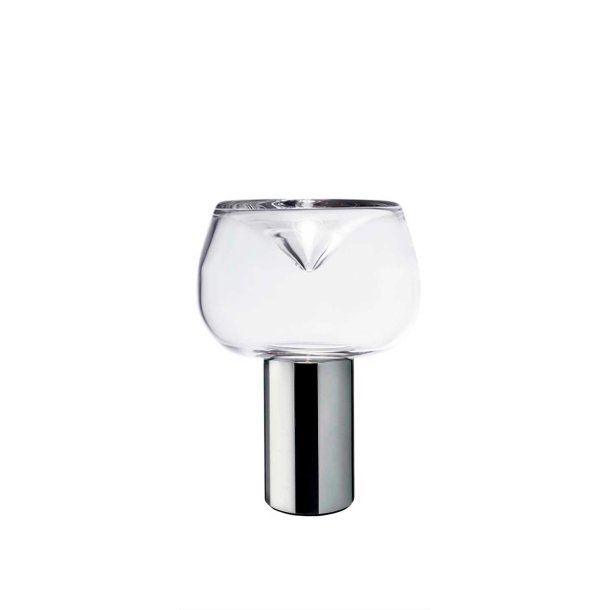 Aella Bold T Bordlampe - Transparent/Krom - Leucos