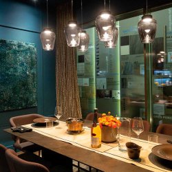 Aella Thin S Pendel - R�gfarvet/Gunmetal - Leucos