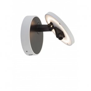 Dot W120 LED Vglampe - Hvid/Hvid - Antidark