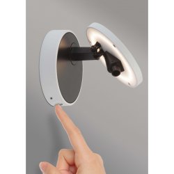 Dot W120 LED Vglampe - Hvid - Antidark