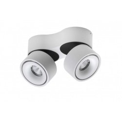 Easy W2100 LED Dobbelt Vg/Loftspot - Hvid - Antidark