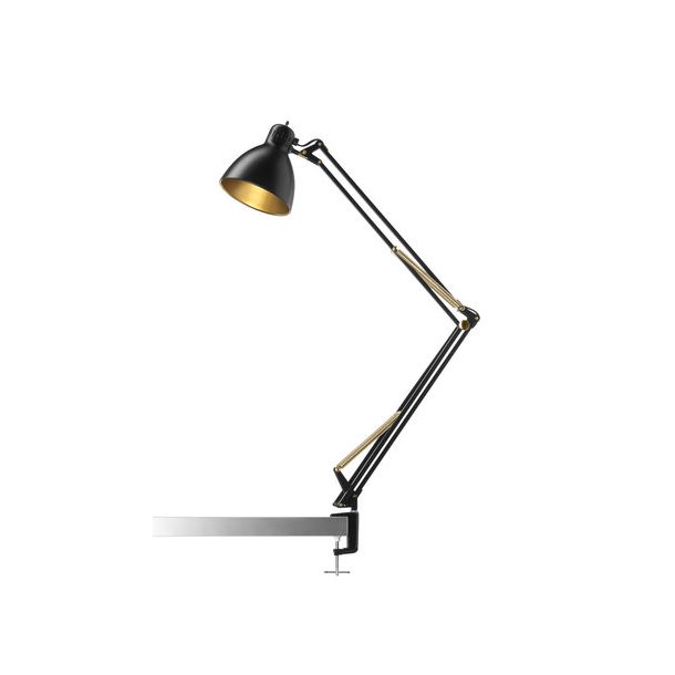 Archi T2 bordlampe Black/Gold - Nordic Living