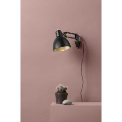 Archi W1 vglampe Black / Gold - Nordic Living