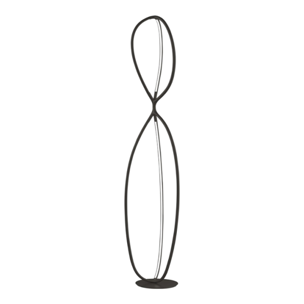 Arrival F - Gulvlampe - LED - Sort - Artemide