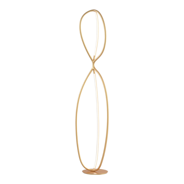 Arrival F - Gulvlampe - LED - Guld - Artemide