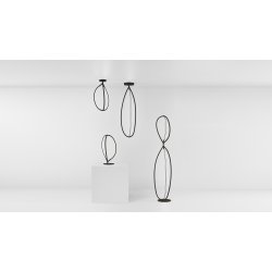 Arrival 130 - Loftlampe - LED - Sort - Artemide