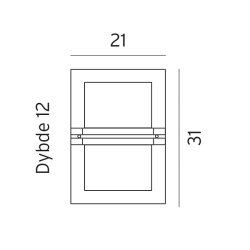 Basel Vglampe - Sort - Norlys