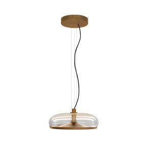 Aurelia S 45 Pendel - Vintagemessing/Transparent - Leucos