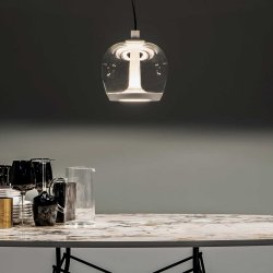 Aurelia Bold S 22 Pendel - Varmhvid/Transparent - Leucos