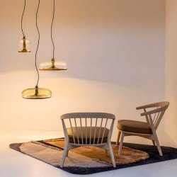 Aurelia Bold S 22 Pendel - Varmhvid/Transparent - Leucos