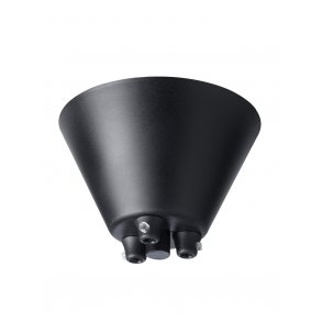 Baldakin - 3 Udgange - Sort - Nielsen Light