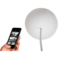 Baldakin - Med Trdls lysstyring - Atmos - Sort - Belid