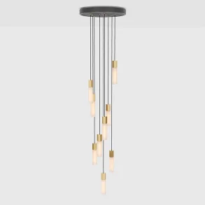 Basalt Pendel - Nine - Messing - Tala