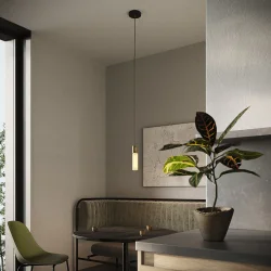 Basalt Pendel - Single - Messing - Tala