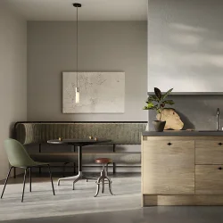 Basalt Pendel - Single - Rustfrit St�l - Tala