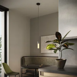 Basalt Pendel - Single - Rustfrit St�l - Tala