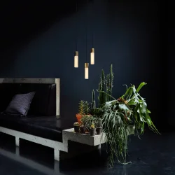 Basalt Pendel - Triple - Messing - Tala