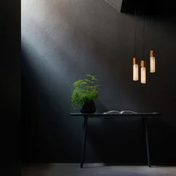 Basalt Pendel - Triple - Messing - Tala