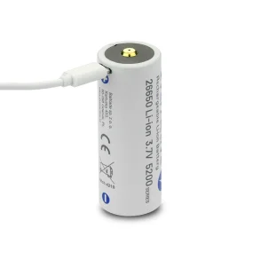 Batteri - 3.7V - Li-ion - 5200mAh - micro USB - Genopladelig - EverActive