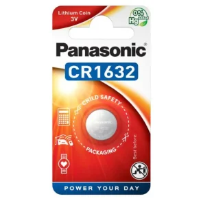 Panasonic Batteri - CR1632 - knapcelle batteri - 3V
