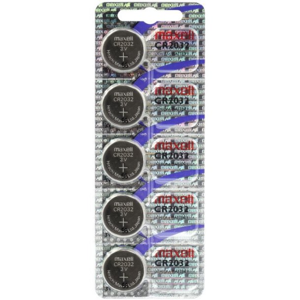 Batterier - CR2032 - knapcelle batteri - 3V - 5stk
