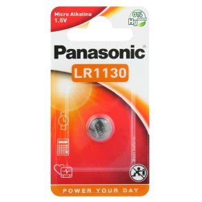 Batteri - LR1130 - AG10 - knapcelle batteri - 1,5V - Panasonic