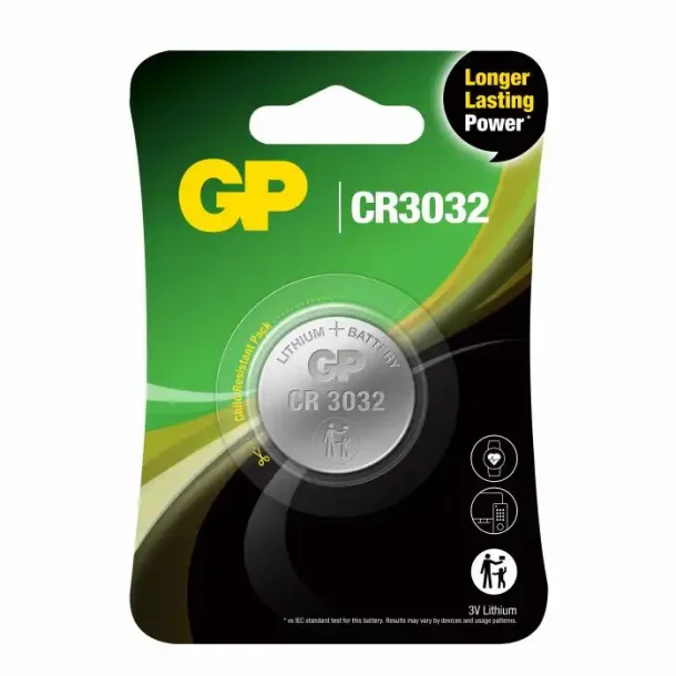 Batterier - CR3032 - Lithium batteri - 3V - GN