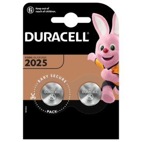 Duracell Batteri - CR2025 - knapcelle - 3V - 2 Pak
