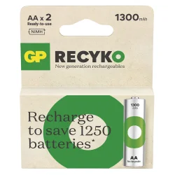Batterier - Genopladelige - AA/R6 - 1300mAh - 2pak
