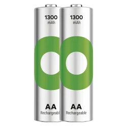 Batterier - Genopladelige - AA/R6 - 1300mAh - 2pak