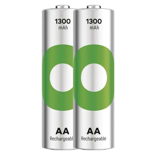 Batterier - Genopladelige - AA/R6 - 1300mAh - 2pak