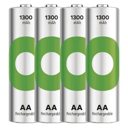 Batterier - Genopladelige - AA/R6 - 1300mAh - 4pak