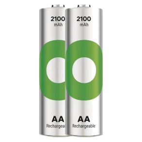 Batterier - Genopladelige - AA/R6 - 2100mAh - 2pak