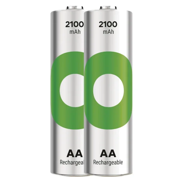 Batterier - Genopladelige - AA/R6 - 2100mAh - 2pak