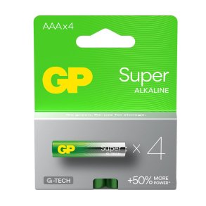 GP Super Alkaline - AAA/LR03 - Batteri - 4pak